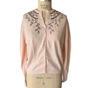 Vintage Light Pink Cardigan
